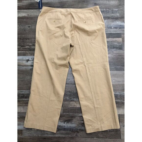 Chaps Womens Size 24 Stretch Khaki Pants New with Tags - Picture 2 of 7